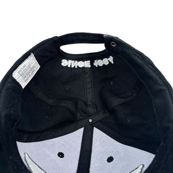 Breitling Strapback Hat Golf Sailing Cap Men's OS Black 100% Cotton OEM Genuine - Picture 8 of 9